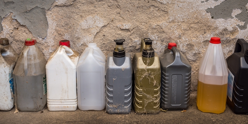 Blamable liquids