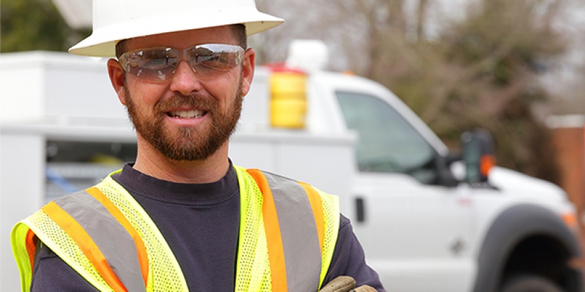Utility employee