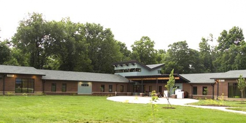 external view of Maryhurst campus buildings