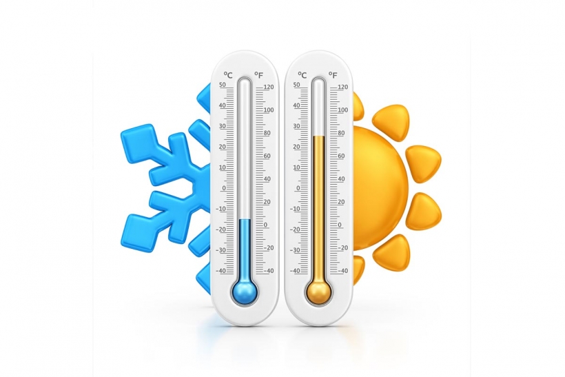 hot and cold thermometers