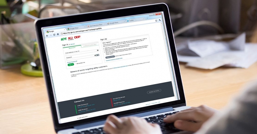 Paperless billing signup