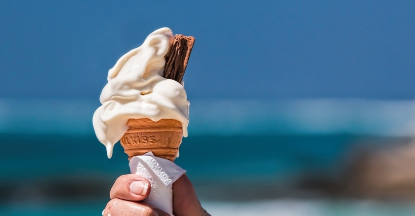 Melting ice cream