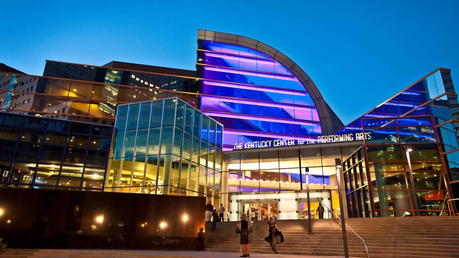 Entrance to Kentucky Center for the Arts