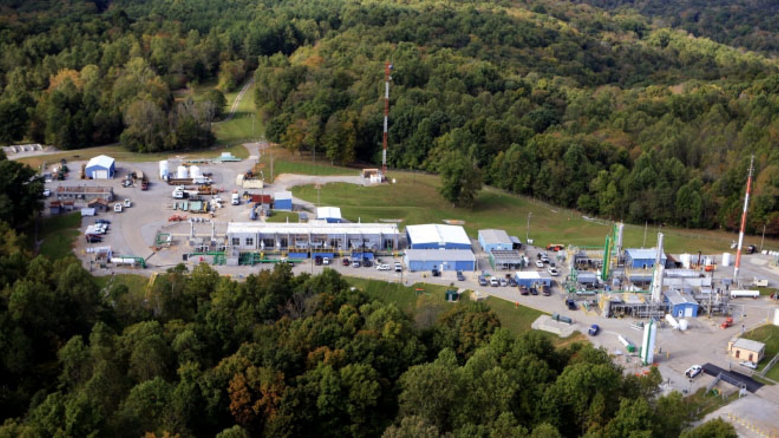 Aerial view of Muldraugh Compressor Station