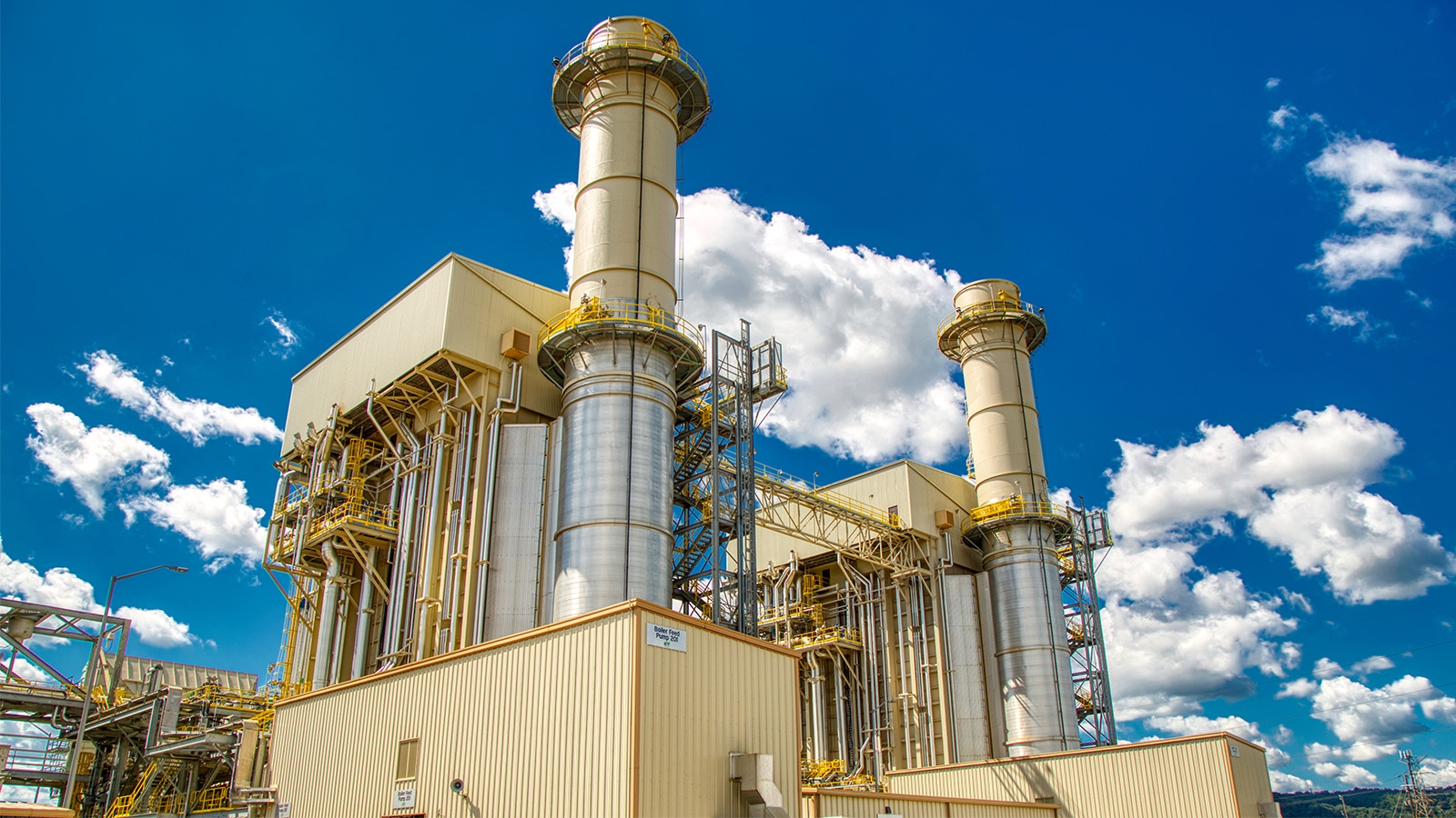 Cane Run unit with blue sky background