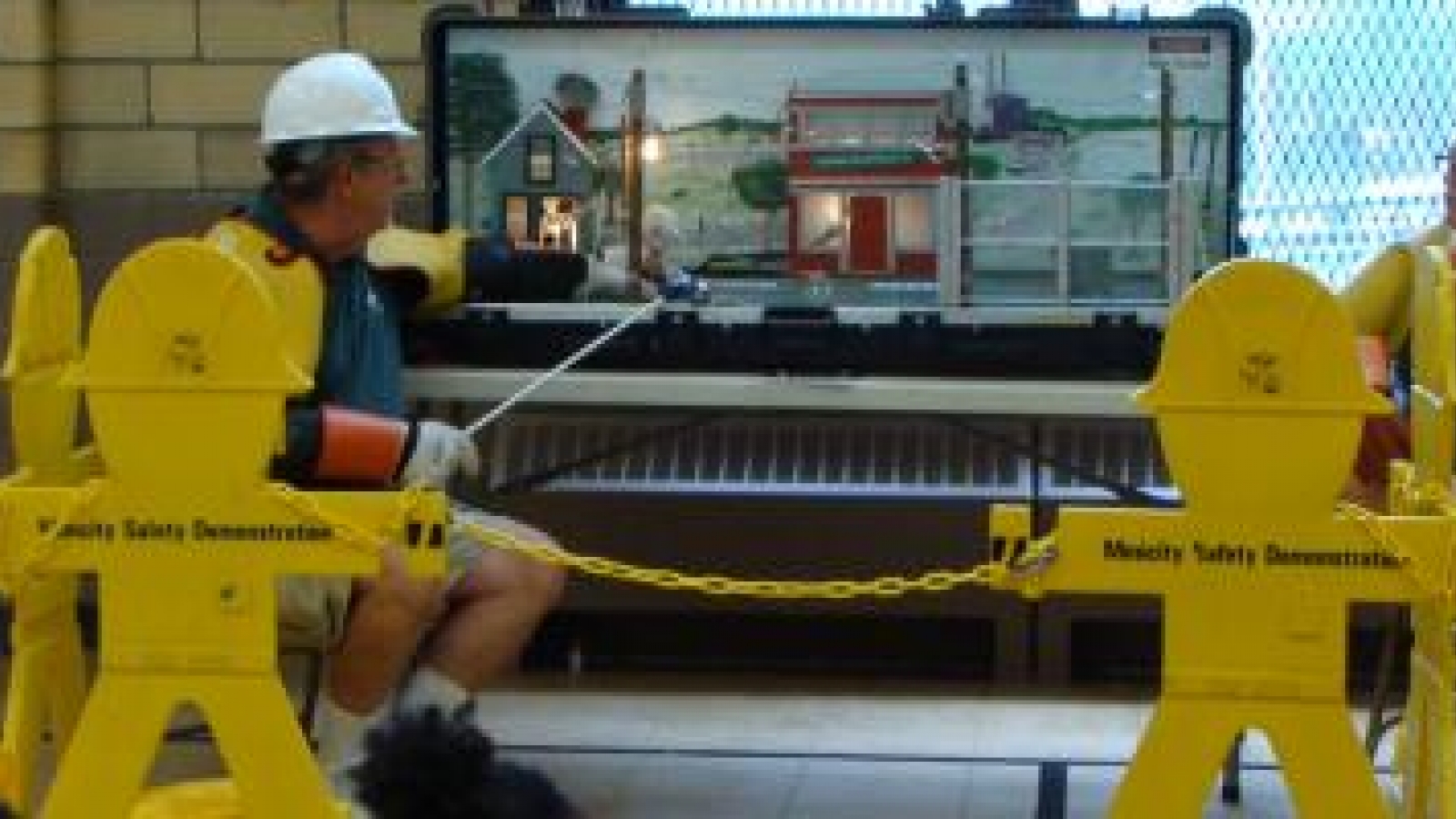 employees demonstrating safe use of electricity