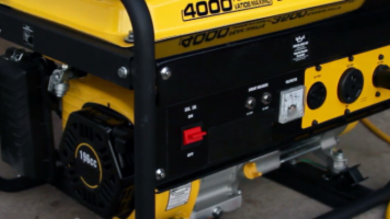image of a yellow and black generator