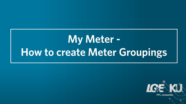 My Meter - How to create Meter Groupings