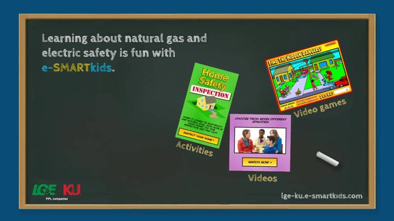 learning about natural gas and electric safety is fun with e-SMARTkids