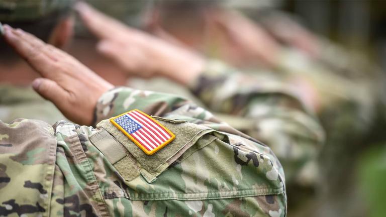 military salute
