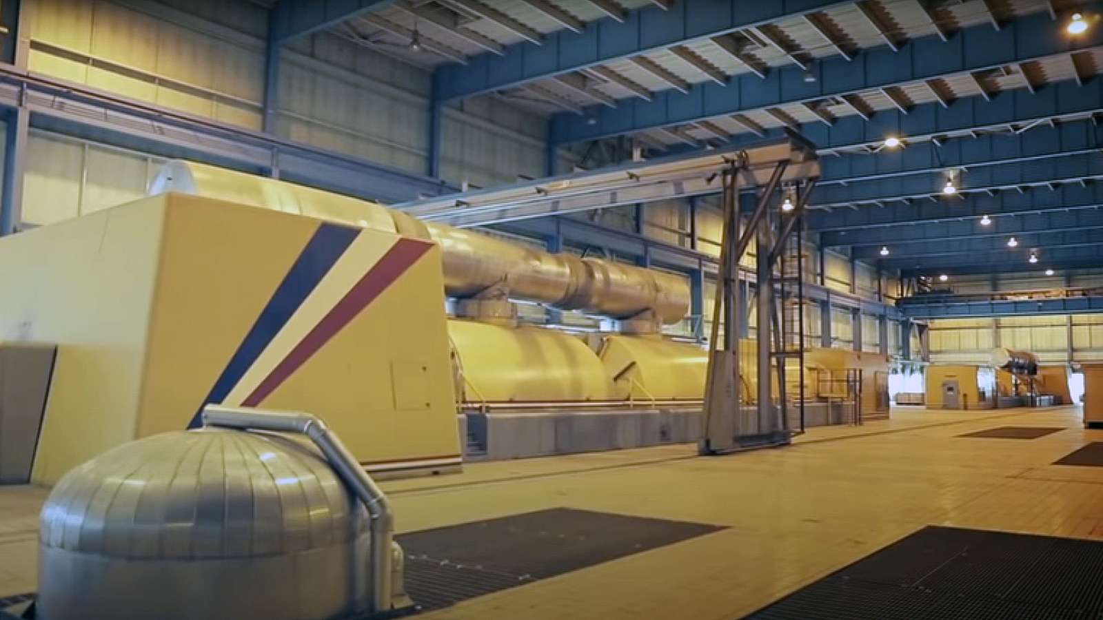 interior photo of a generator at Ghent Station