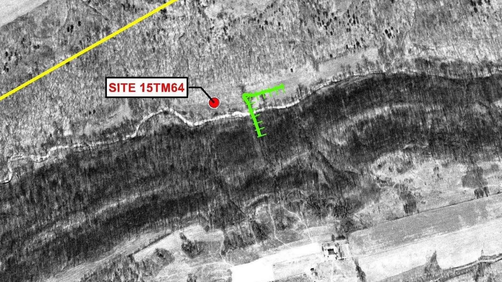 Bain-Cline aerial site location