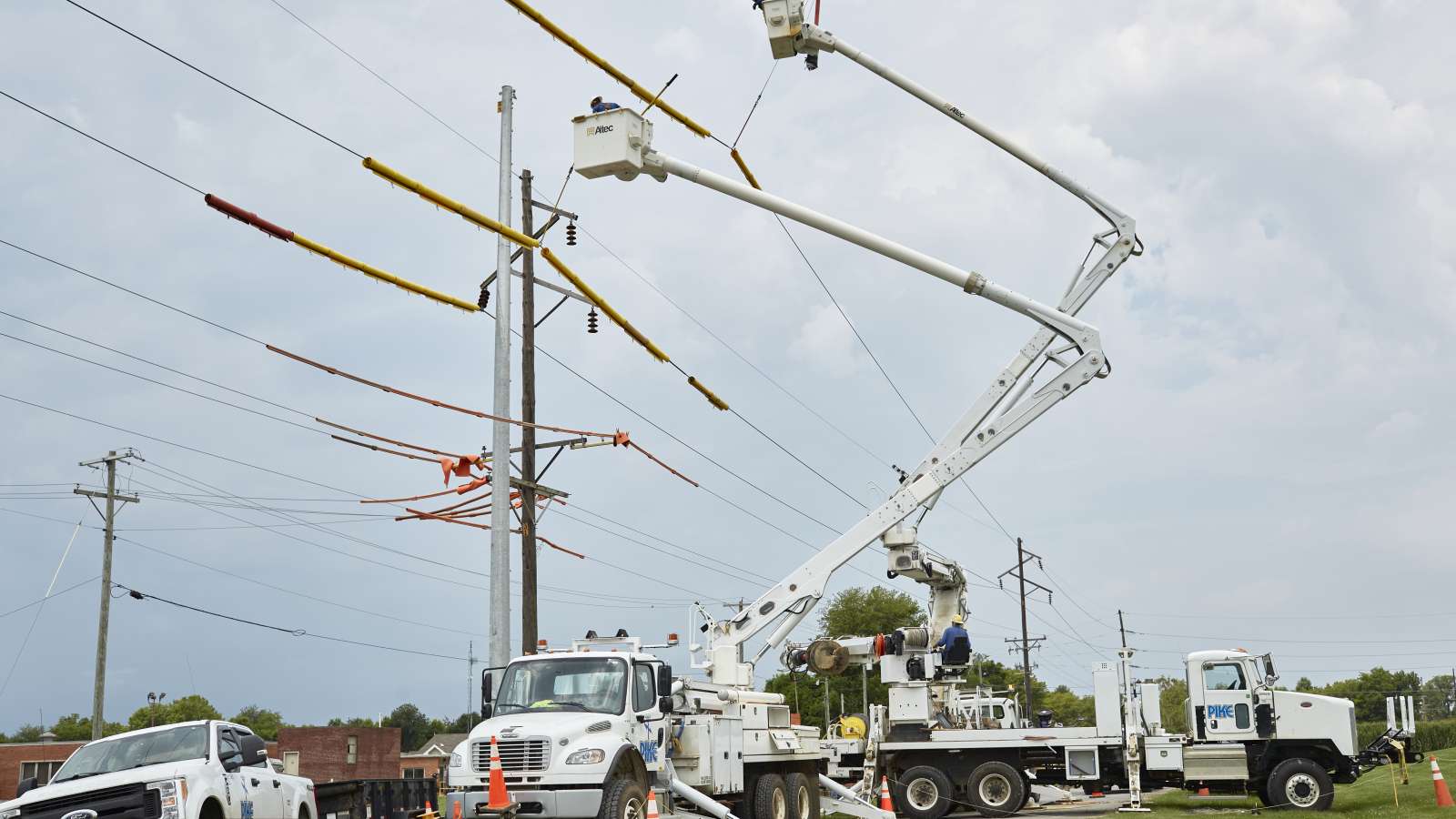 Transmission pole replacement
