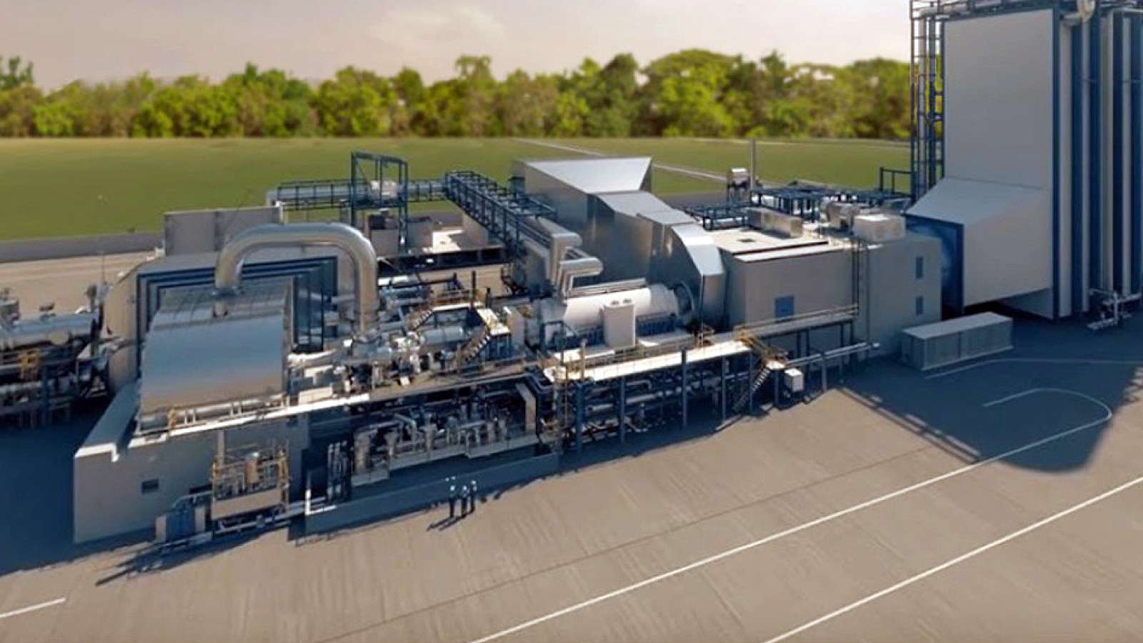 rendering of Mill Creek 5 generating unit