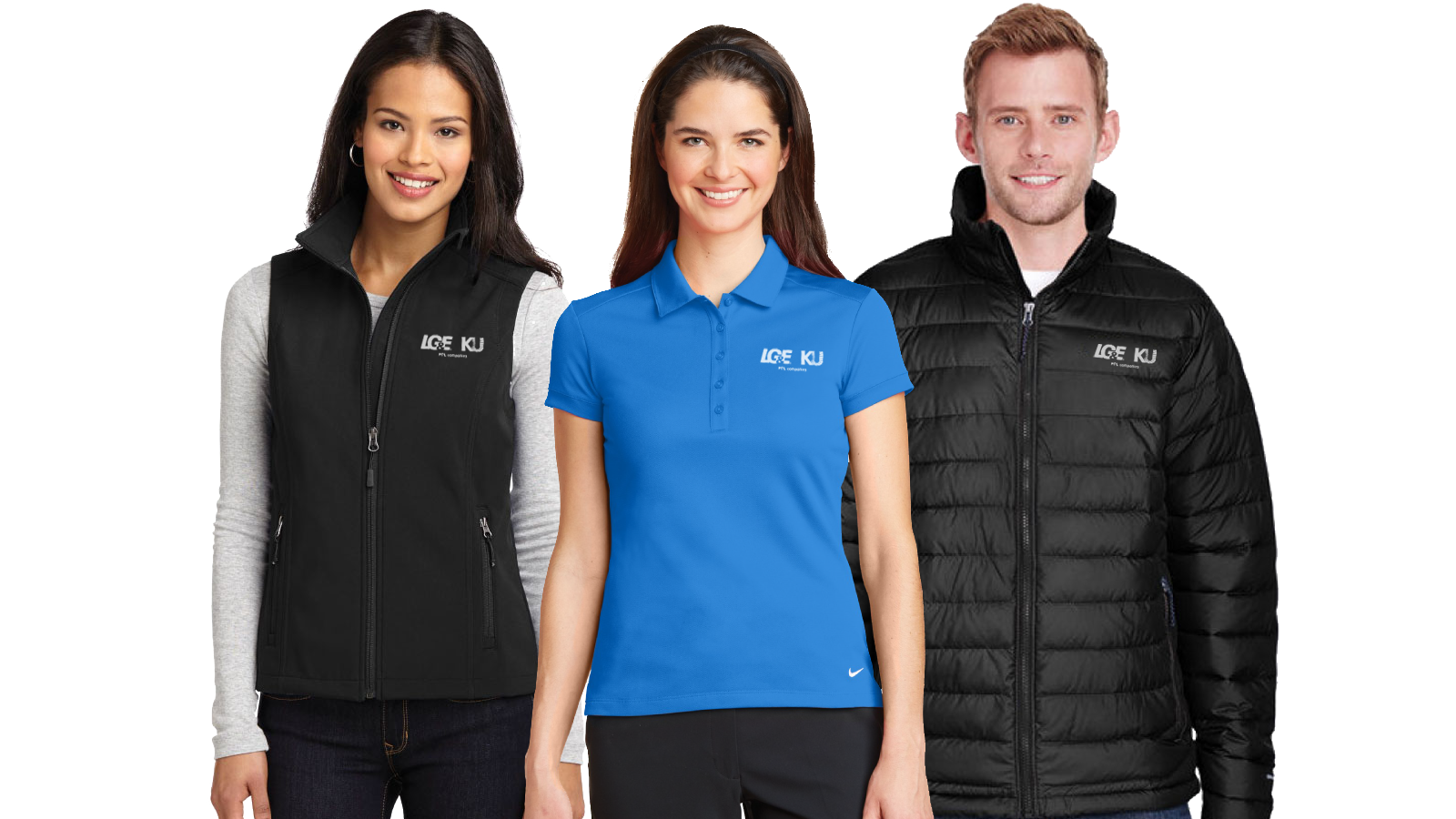 people modeling apparel