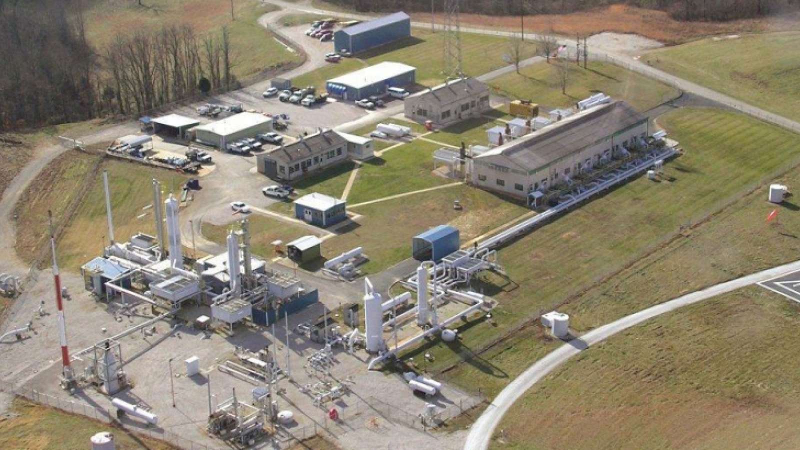 aerial view of Magnolia Compressor Station