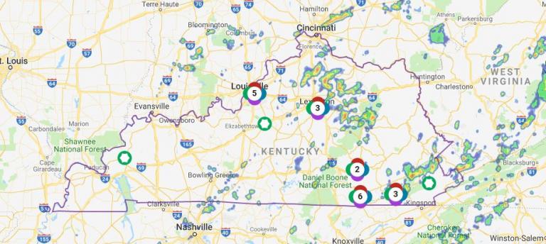 Outage map