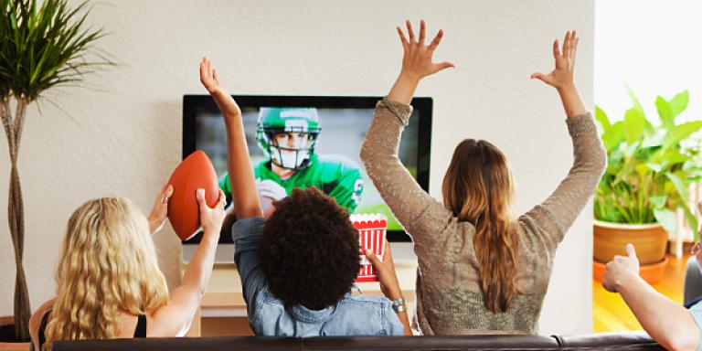 Watching football