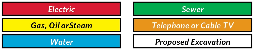 colors of flag markings