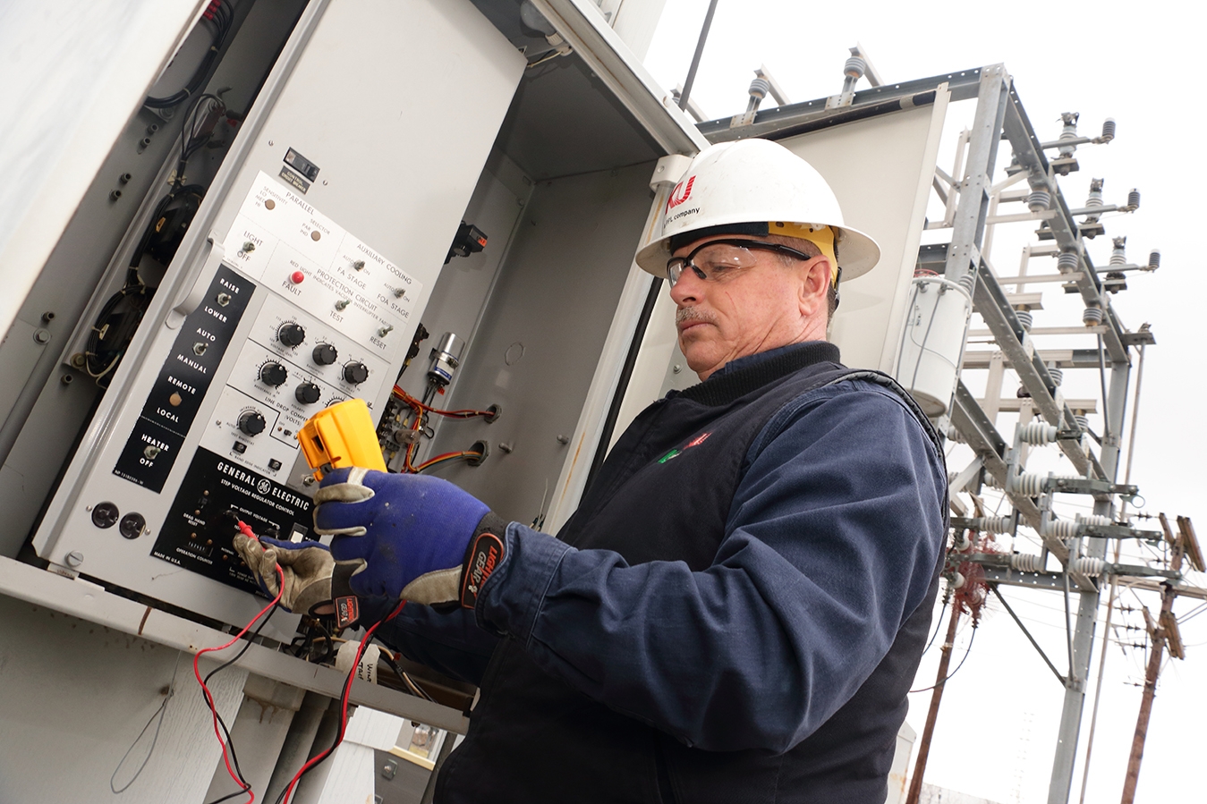 Mark Sparks, team leader of Substation Construction