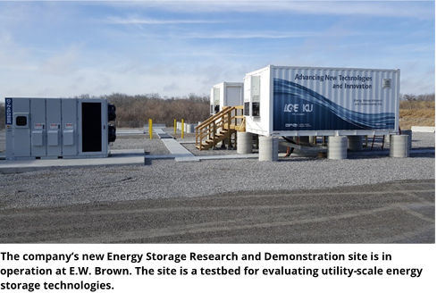 Energy storage research and demonstration site