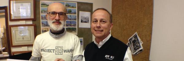 check presentation to community action group